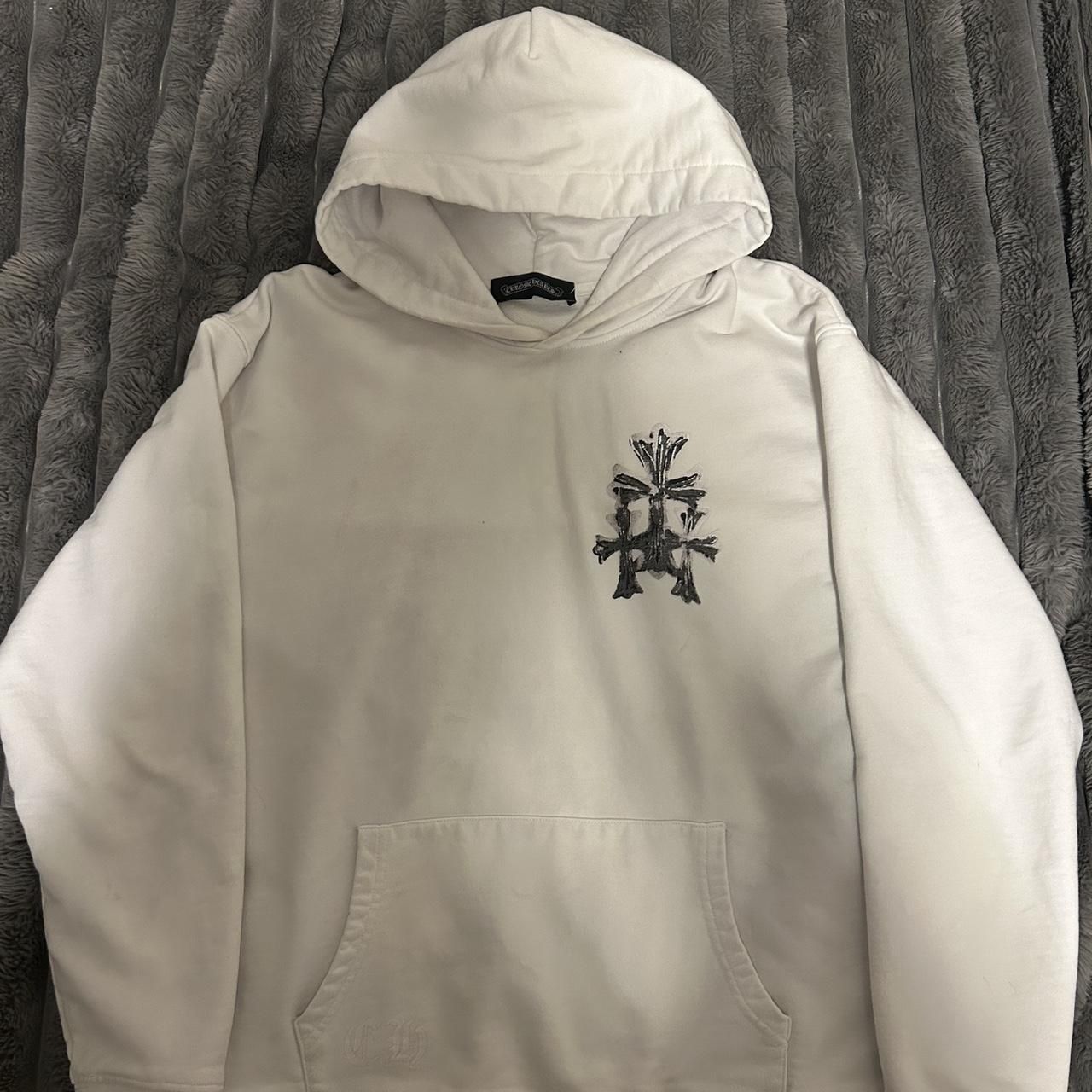 Chrome Hearts Men's White and Cream Hoodie(78)11