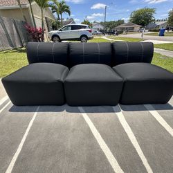 Black Modular Couch Or Chairs Free Delivery 