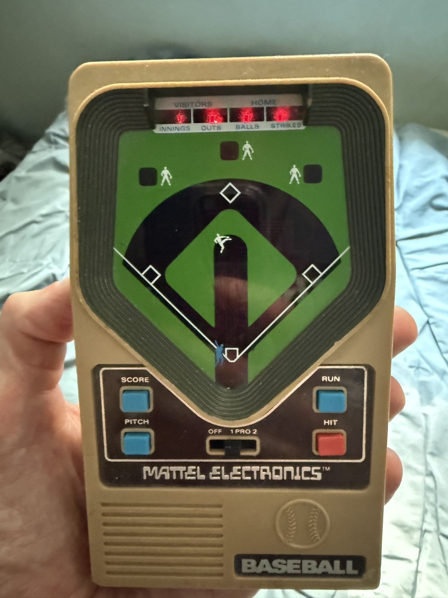 1978 Mattel Electronics Baseball Handheld Gaming Toy