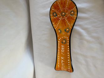 Handmade Ceramic Spoon Rest From Punta Cana