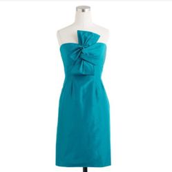 J. Crew  bow cocktail party dress Women's Size 4 P S Small M Medium 