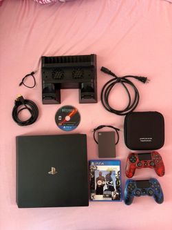 PlayStation PS4 PRO 1Tb w/accessories