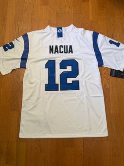 White Los Angeles rams Nacua jersey