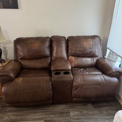Leather Recliner 