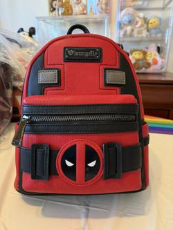 Rare Deadpool Heart Logo Loungefly 