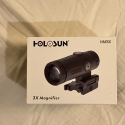 NEW Holosun HM3X 3x Magnifier w/ Aluminum Housing