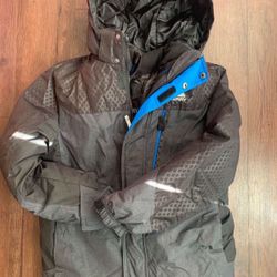 New GERRY BOYS 3-IN-1 JACKET  (Black / Heather Gray  M10/12) 