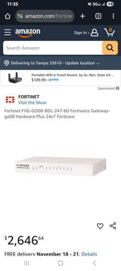 FORTINET GATEWAY FORTIVOICE