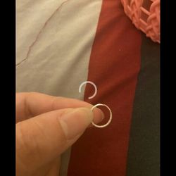 Real silver Nose ring 