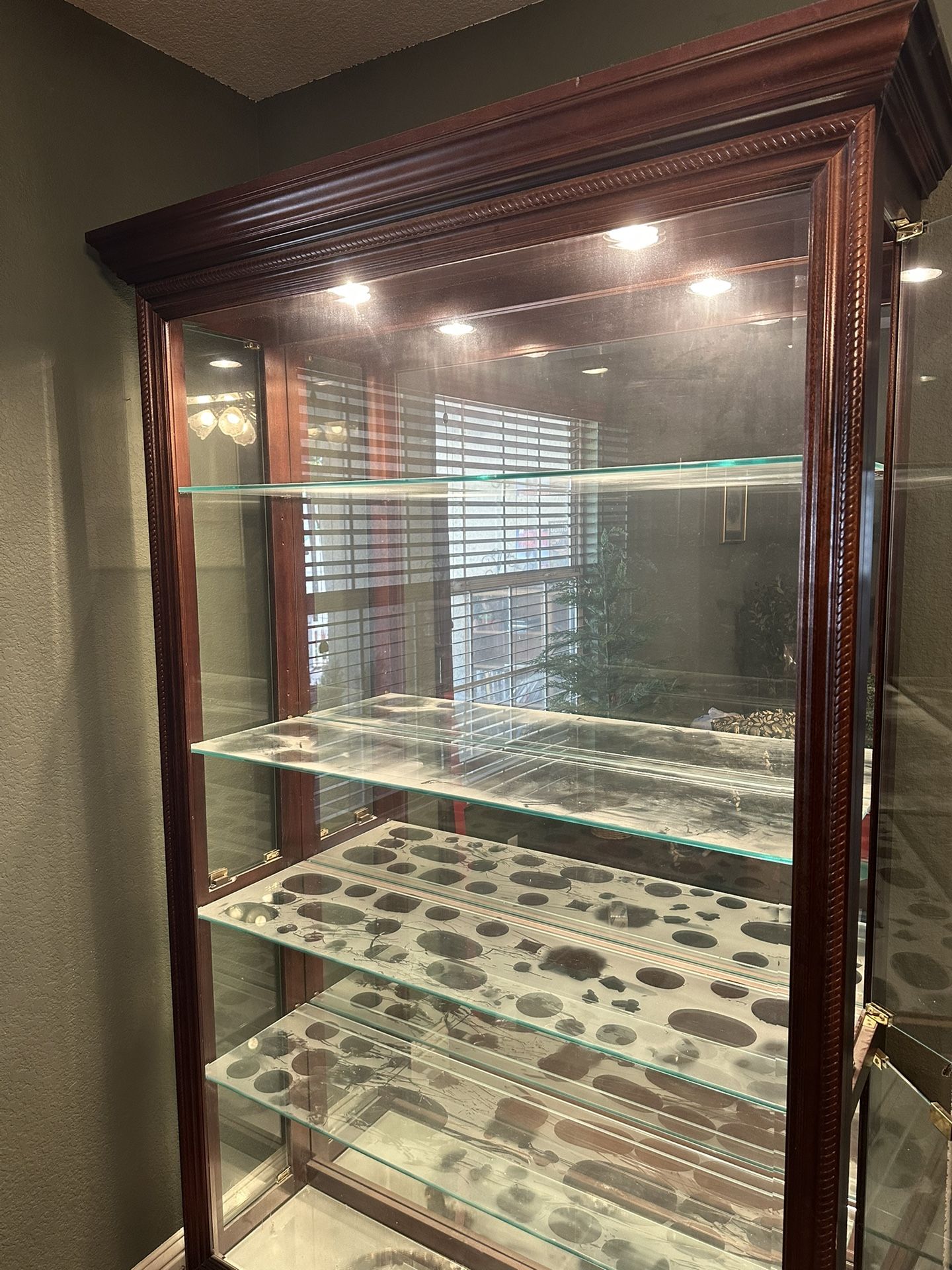 Lighted Curio Cabinet