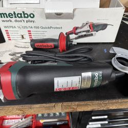 New  5” To 6” Metabo Grinder