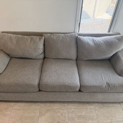 Modern 3-Seat Grey Couch