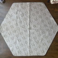 FXW Washable Pee Pad for Dogs Reusable Playpen Pad (Reclaimed) 60"x55"