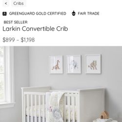 Pottery Barn Crib - Larkin
