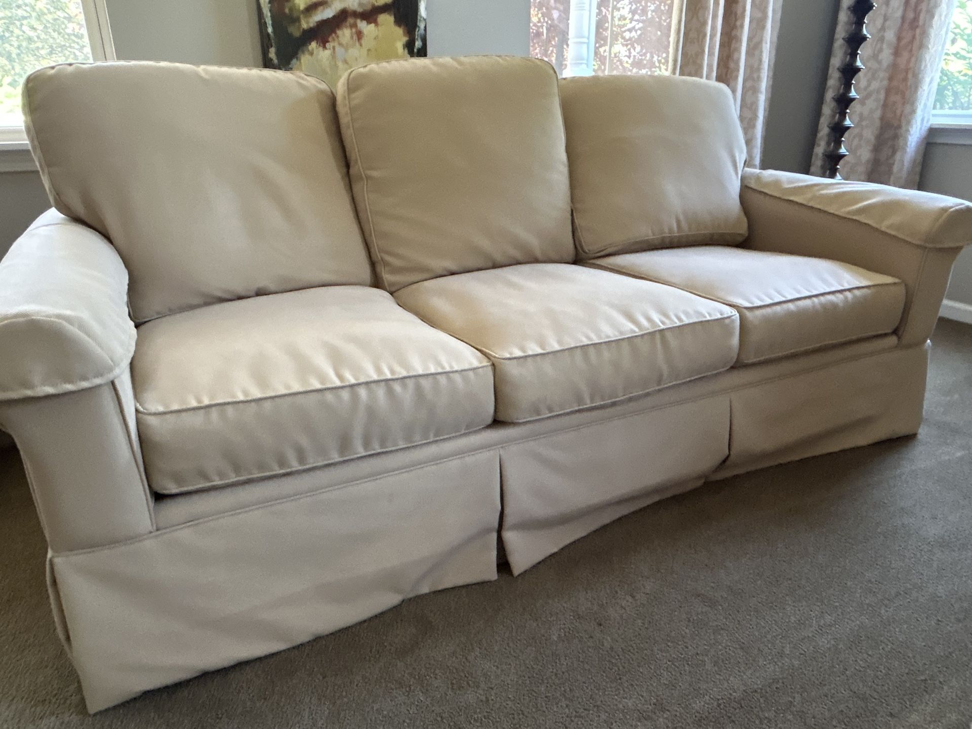 Bassett Sofa, Chair, Ottoman