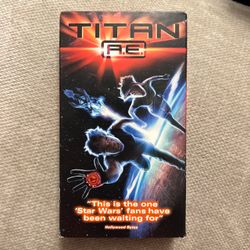 Titan AE VHS Animated Movie Anime Drew Barrymore Matt Damon Vintage 2000