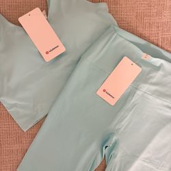 blue full lululemon set