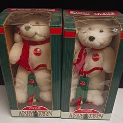 Vintage 1998 Coca Cola Coke Christmas Xmas Polar Bears
