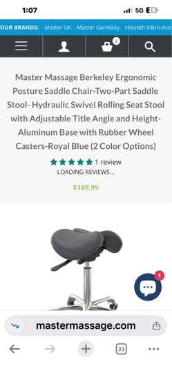 Master massage saddle stool