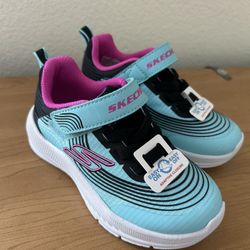 Skechers Kids Blue Pink Sneakers - Never Worn