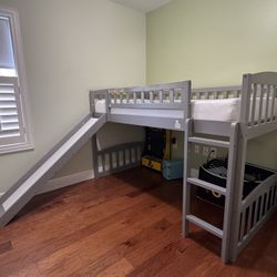 Kids Twin Bed w/ Mattress Included 