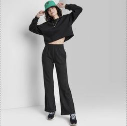 Wide Leg Sweat Pants