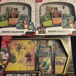 Pokemon 151 Poster Collection And Ionos Bellibolt Premium Collection 