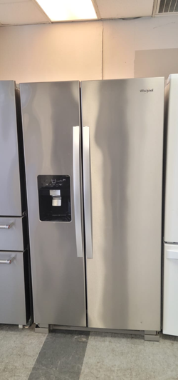 Whirlpool Side‑by‑Side Fridge – Stainless, Ice & Water