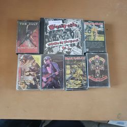 Heavy Metal Rock Casete Tapes 
