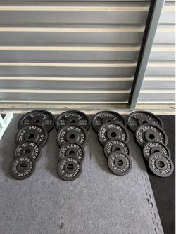 New two pairs of 5,10,25,35lb iron plates. New in box📦$300