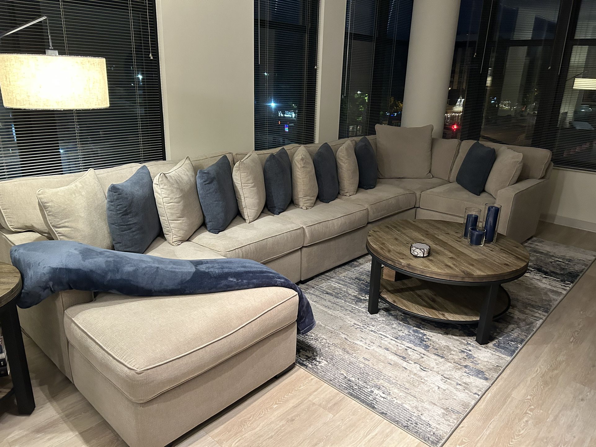 Beautiful Sectional Couch & Matching Chair