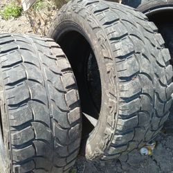 35x12.50x22 Red Dirt Tires (2)