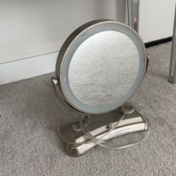 Zadro® 1x/5x Magnifying Oversized Fluorescent Lighted Glamour Vanity Mirror