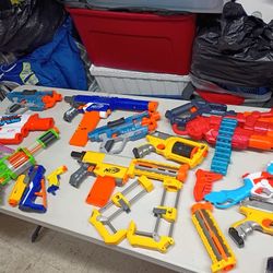 Bulk Load Of Nerf Guns