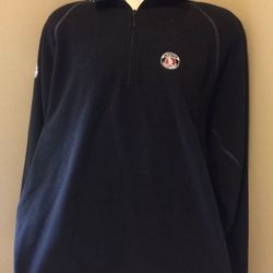 Disneyland Resort Black Heavy Fleece Sweatshirt Pullover Jacket Mickey Sz L