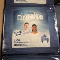 Comfees DriNite Pull -Ups Size L/XL (60-124+ Pounds)