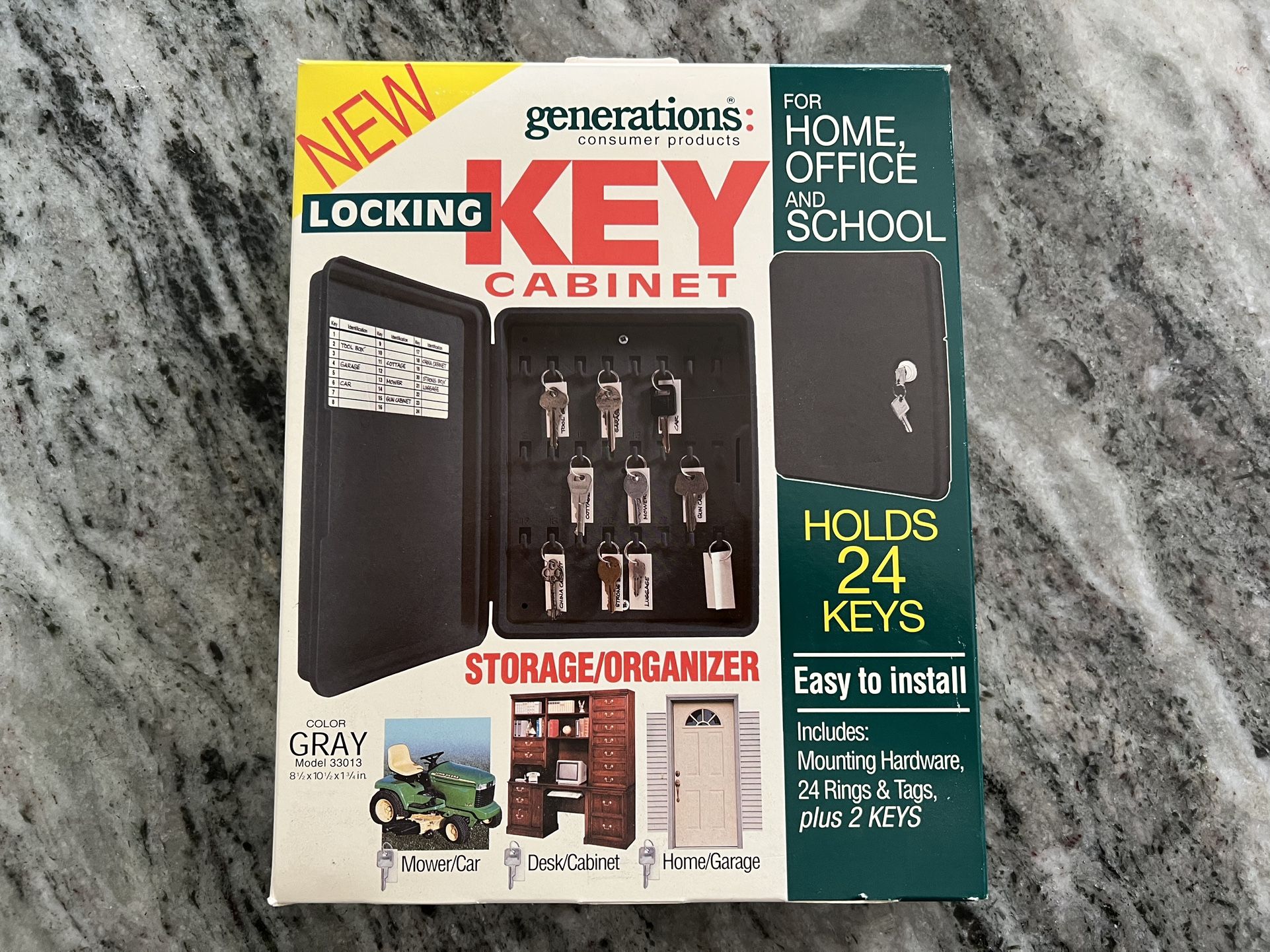 Plastic key cabinet