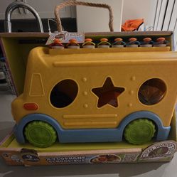 Ecowood Xylophone Schoolbus