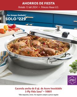 Cacerola Ancha De 8 Qts Princess House