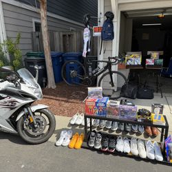 Garage Sale - Pokemon, Jordan’s, Motorcycles, Bicycles 