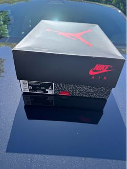 Nike Air Jordan Black Cement 3 Size 9
