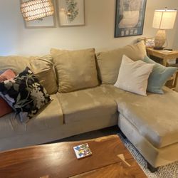 Beige Sectional Couch