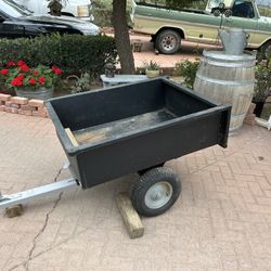 Small Trailer With Dump 