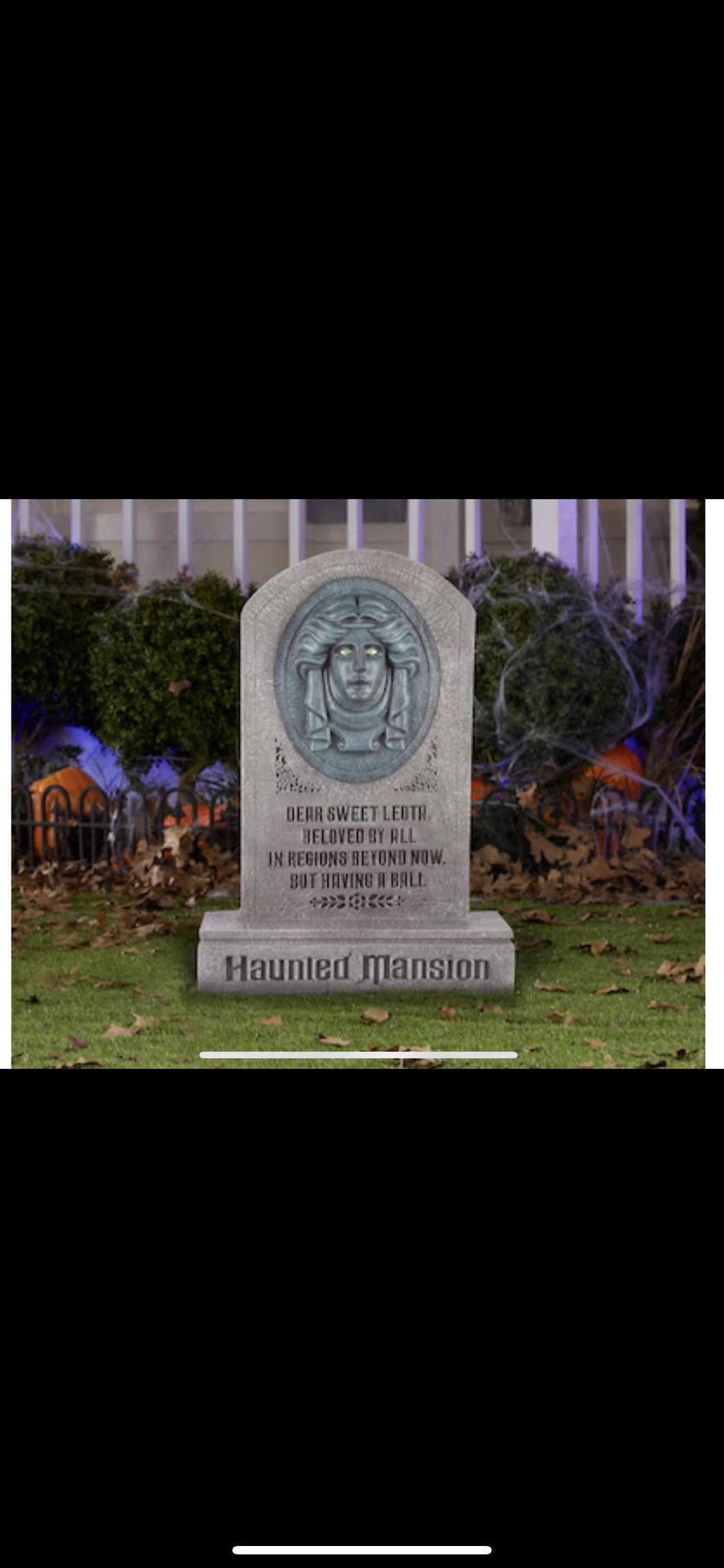Haunted Mansion Madame Leota Head Stone