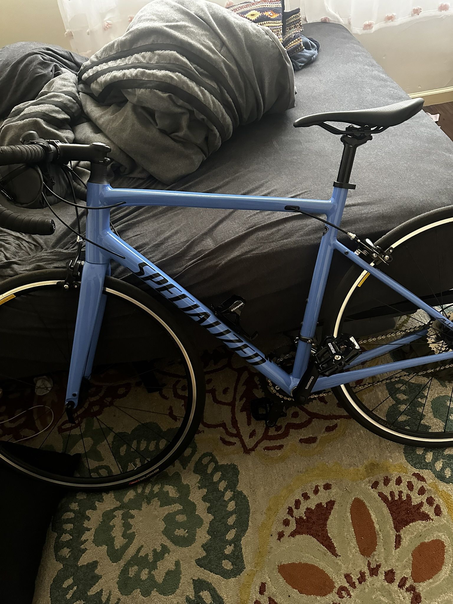 Blue 2021 Specialized Road Bike