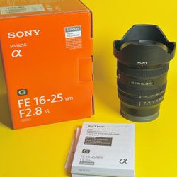 Sony FE 16-25mm f/2.8 G Lens