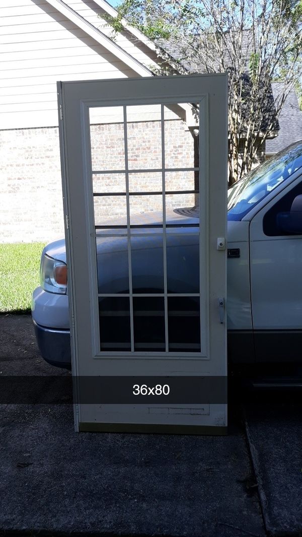 36x80 storm door for Sale in Houston, TX OfferUp