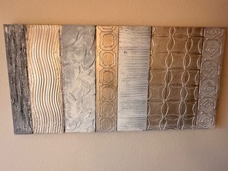 Abstract Textured Wall Art Panel
