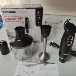 New Immersion Blender With Extra's