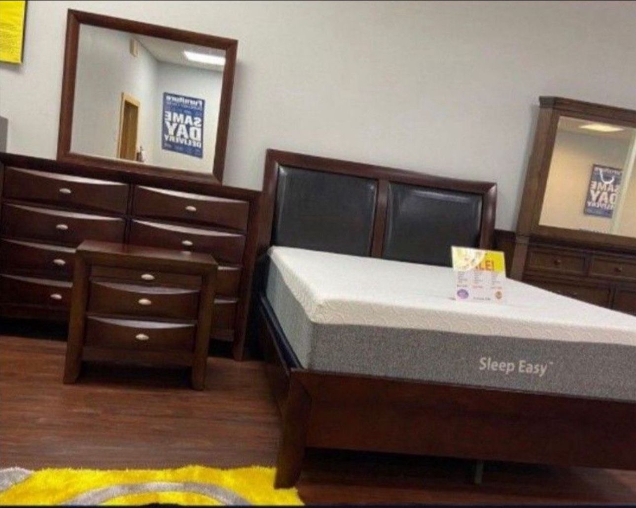 BEAUTIFUL NEW EMILY KING BEDROOM SET ON SALE ONLY $1199. IN STOCK SAME DAY DELIVERY 🚚 EASY FINANCING